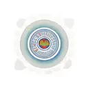 A circular design featuring a Cruzcampo beer bottle in the center, surrounded by a carnival whistle and a fan. The sunset extends in the background with warm and soft tones blending in the horizon. The main elements of the design, like the beer bottle, carnival whistle, and fan, are decorated with subtle colors to highlight certain details, while the rest of the design remains in black and white with fine lines to maintain elegance and visual cohesion. tattoo design idea