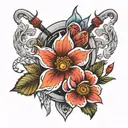 silver medal archery   tattoo design idea