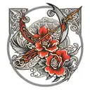 silver medal archery   tattoo design idea