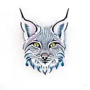 Lynx and tampere tattoo design idea