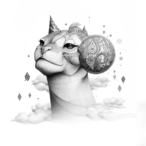 Head in the Clouds tattoo design idea