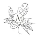 a simple elegant or cute tattoo design spelling the word 'magis'  tattoo design idea