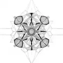 geometria sagrada tattoo design idea