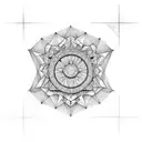 geometria sagrada tattoo design idea