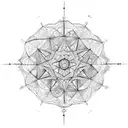 geometria sagrada tattoo design idea