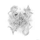 Icelandic runes tattoo design idea