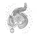 Icelandic runes tattoo design idea