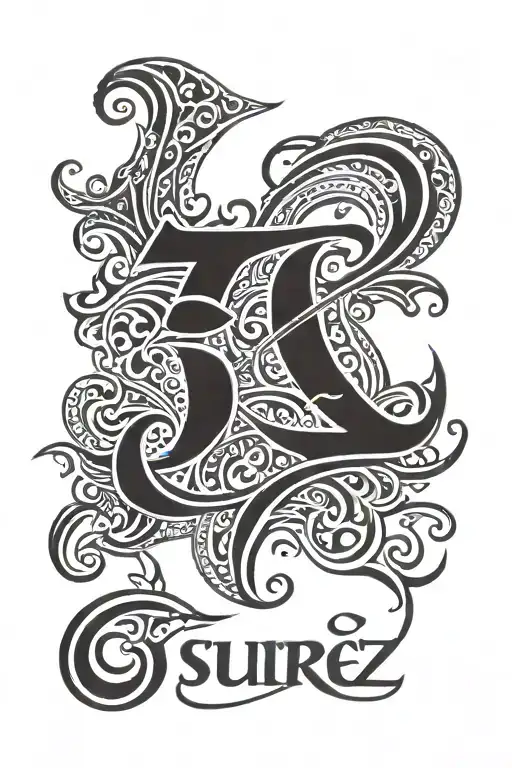 last name tattoo design suarez tattoo design idea