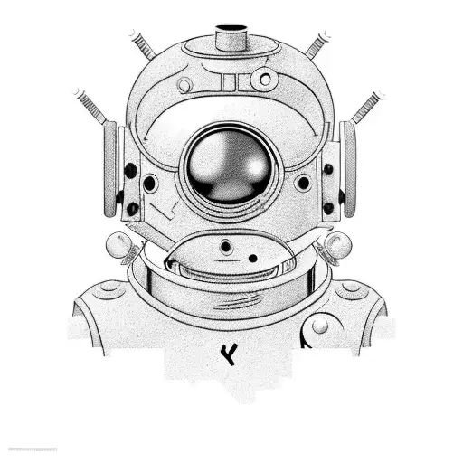 Bender (Futurama) steht auf an Auto im Mafiastil 1920 tattoo design idea