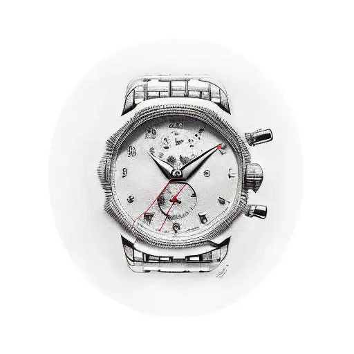 reloj de arena tattoo design idea