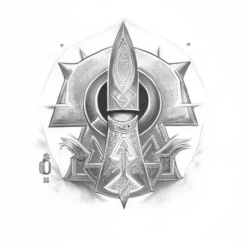 Ankh Symbol tattoo design idea