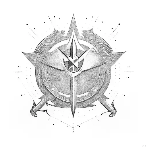 templar cruise tattoo design idea