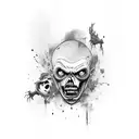 zombie tattoo design idea