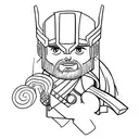 thor tattoo design idea