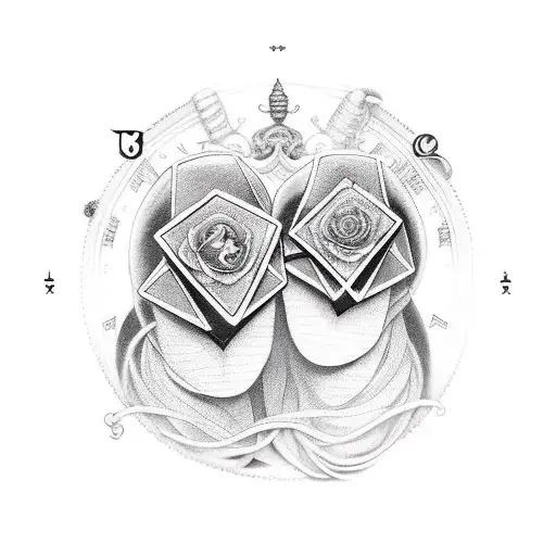 Gemini and Virgo Love at 06.11.2022 tattoo design idea