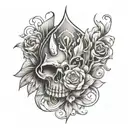 tattoo the goes around the knee cap tattoo design idea