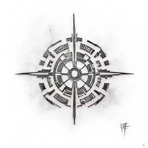 Star wars rebel logo mixed with imperial logo  tattoo design idea