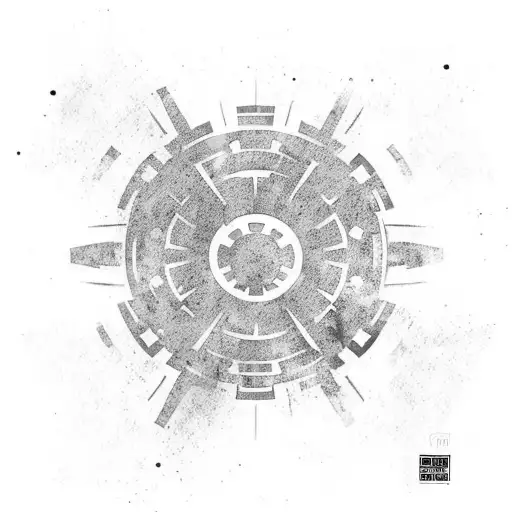 Star wars rebel logo mixed with imperial logo  tattoo design idea