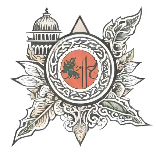 tattoo that represents my jordanian identity tattoo design idea