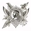 tattoo that represents my jordanian identity tattoo design idea