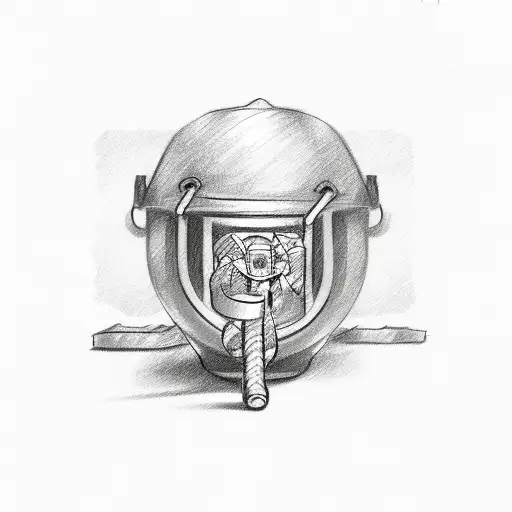  Sketch "Jail , Burning , Life, Death , full arm tattoo design idea