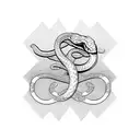 Snake tattoo design idea