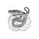 Snake tattoo design idea