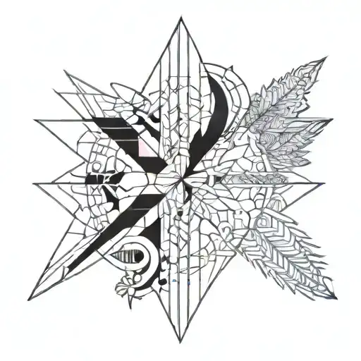 I would like to represent in my tattoo my son Marceau My daughter Calie tattoo design idea