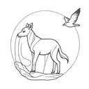 I would like to represent in my tattoo my son Marceau My daughter Calie and my love for animals and nature tattoo design idea