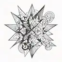 I would like to represent in my tattoo my son Marceau My daughter Calie tattoo design idea