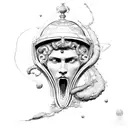 neptune tattoo design idea