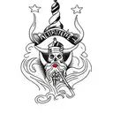 neptune tattoo design idea