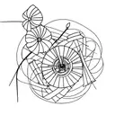 A delicate windmill design intertwined with a beautiful bouquet of flowers tattoo design idea