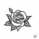 yellow roses with forget-me-nots, butterflies and hearts tattoo design idea
