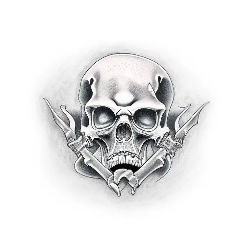 Grim Reaper tattoo design idea