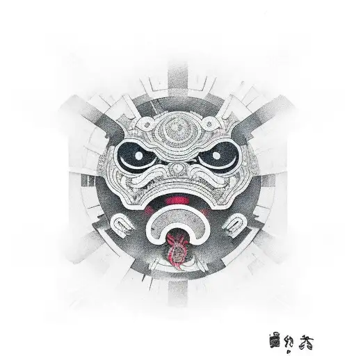 cyber tattoo design idea