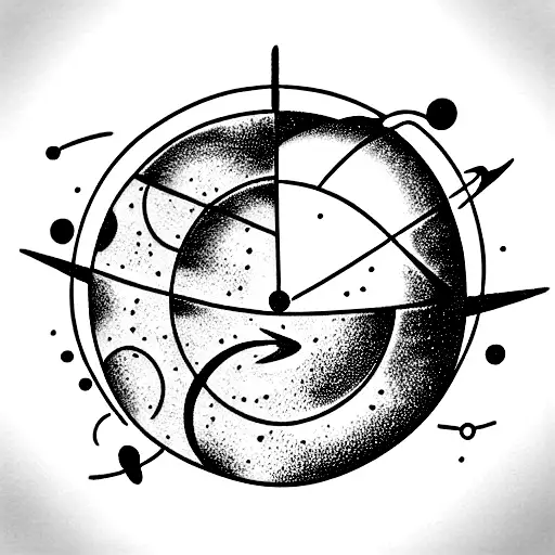 planets astronomy mathematics  tattoo design idea