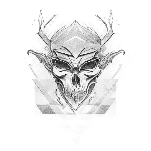 dark empath tattoo design idea