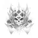 dark empath tattoo design idea