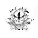 dark empath tattoo design idea