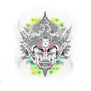 dark empath tattoo design idea