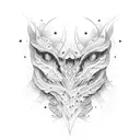 dark empath tattoo design idea