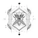 Sagittarius, Libra, and Leo constellations tattoo design idea