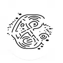 the riddler's question mark tattoo design idea