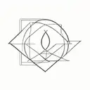 AA symbol tattoo design idea