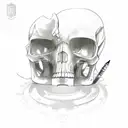 HEADSTONE tattoo design idea