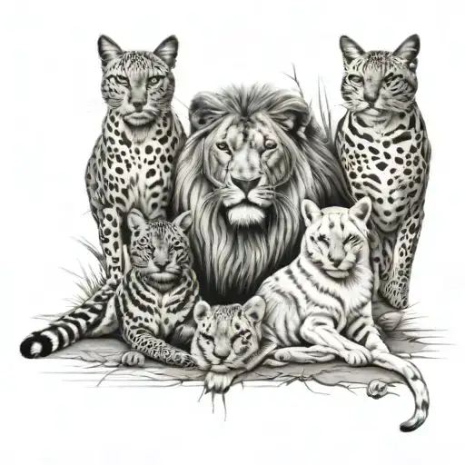 family tattoo design idea