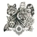 family tattoo design idea