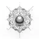  Pearl Jam black tattoo design idea