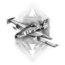 Create a tattoo featuring a super sport car speeding through a military base and the mame "ALBA" IN FRONT tattoo design idea